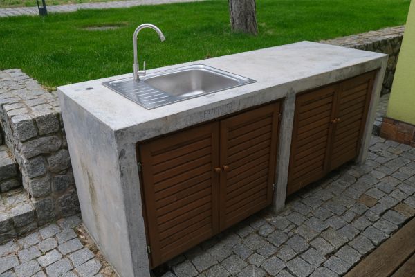 Exterior Cabinet Installation in Lewisville