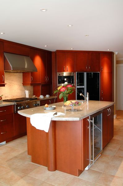 Cherry Cabinet Repair in Lewisville